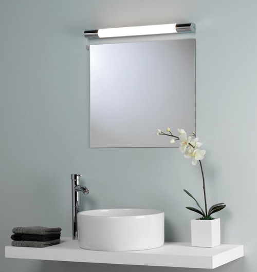 Правильное освещение зеркала в ванной комнате