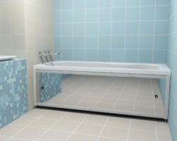 Как сделать экран под ванной своими руками из плитки на основе гипсокартона? | INVANNA | Дзен