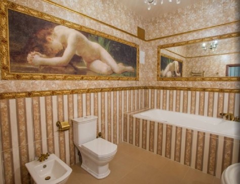 Оформление ванной комнаты в стиле ретро (38 фото)