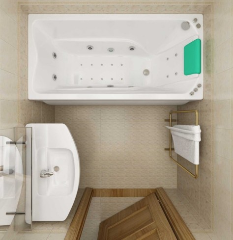 Стильная и удобная ванная комната 2 кв м: видео выбора сантехники и самостоятельного ремонта, 52 фото